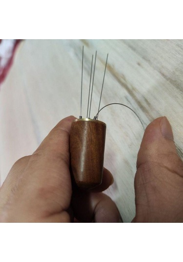 Çelik İğneler İğne Kahve Tamper Tamper Dağıtıcı El Karıştırıcı Dengeleyici Espresso Tozu Karıştırıcı Diğer