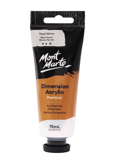 Premium Dimension Akrilik 75ml - Pearl White Çok Renkli