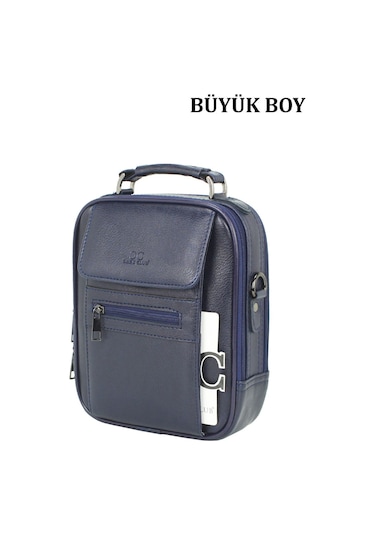Büyük Boy Kasalı Erkek El ve Omuz Çantası Su Geçirmez  Dış Yüzey