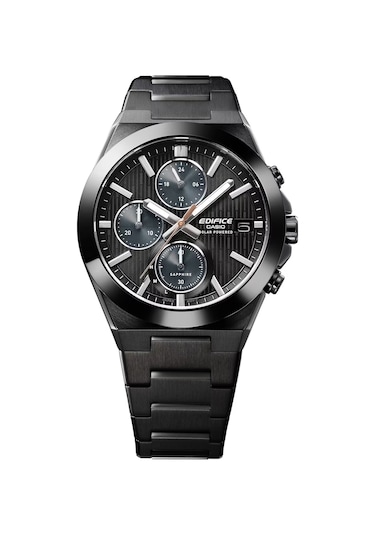Casio Efs-s650dc-1adf Güneş li Kronograf Erkek Kol Saati Siyah