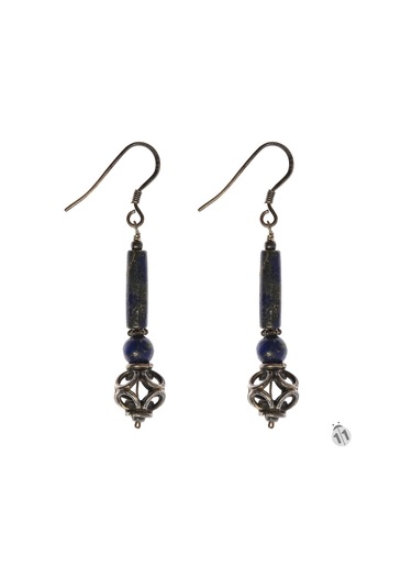 Mineral Takı Lapis Lazuli Küpe
