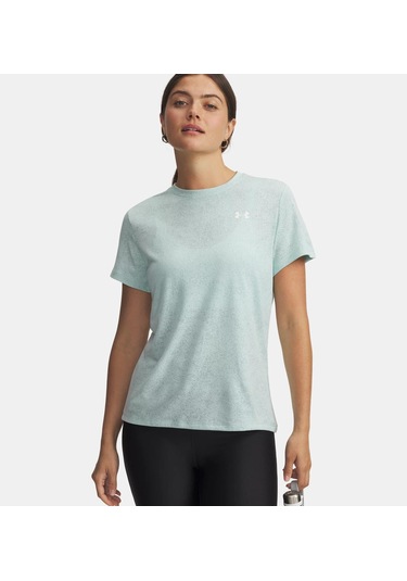 Under Armour Tech Pixelate Ssc Kadın T-shirt-31773 Yeşil