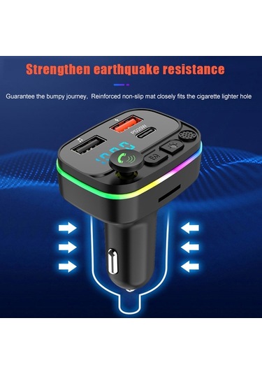 Sones P4-qc3.0 Araba Mp3 Bluetooth Eller Serbest Çalar Araba Fm Verici