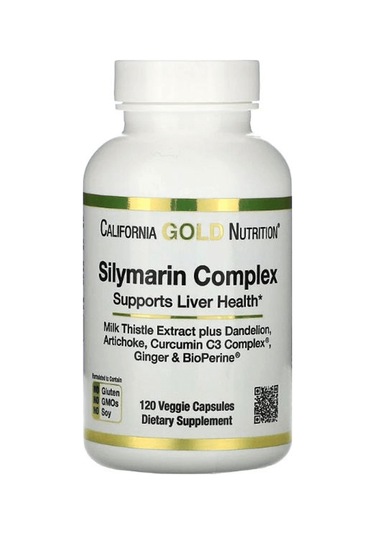 Silymarin Complex Liver Health 300mg 120 Veggie Capsul. Usa ... Aromasız