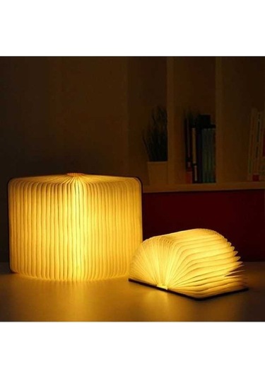 Fastbuy Led Usb 5v Şarj Edilebilir Manyetik Katlanabilir Kitap Şeklinde Masa Lambası - Haki 275a49 Haki Haki