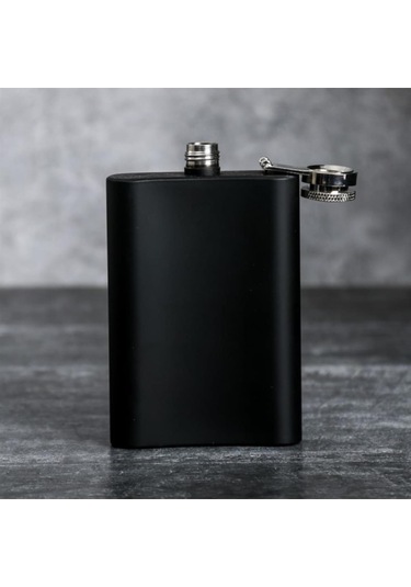 Kişiye Özel Cep Matarası Siyah