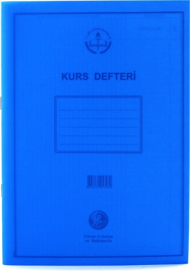 Dilman Kurs Defteri Plastik Kapak N11.4018