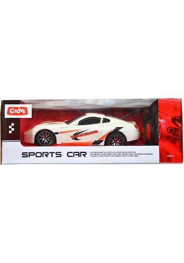 Ctoys Sports Car 27 Mhz Full Fonksiyon Uzaktan Kumandalı Chevrolet Corvette Beyaz Ce 04