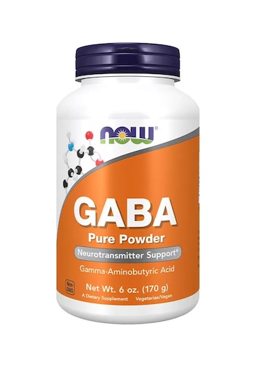 Now Foods Gaba Pure Powder 500 Mg 170 G - 340 Servis