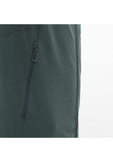 Salomon Essentıal Lıghtwarm Erkek Tam Fermuar Polar Green Gables Lc2706900 Yeşil