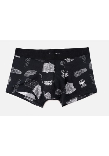 Colins Baskılı Siyah Erkek İç Giyim Cl1066107 Siyah