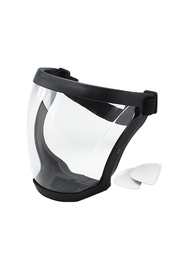 Trendooze Yüz Yabani Tam Suntek Siyah-ve-şeffaf Kalkanı İnşaat Hi