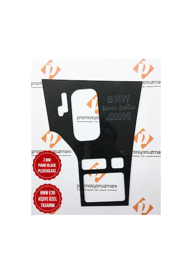 Bmw E39 - E34 Vites Konsolu Kişiye Özel Pıano Black Pleksi Oto