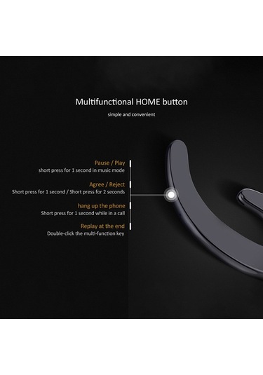 Et Bluetooth Kulaklık Kablosuz Kulaklık Handsfree Kulak Kancası Su Geçirmez Gürültü Önleyici Kulaklık Mic İle Android Iphone Uyumlu Gümüş Gümüş