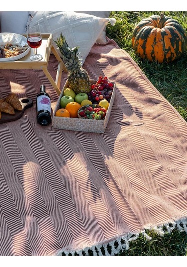 Battaniye Pamuk Miren 180x200 Cm Kiremit