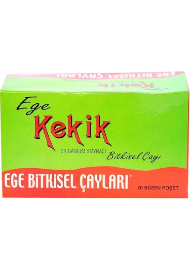 Ege Lokman Kekik Otu Bitki Süzen Poşet Çay 20'li