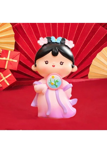 Suntek Çin Tang Kız Heykelcik Koleksiyonu 4,2cmx3,2cmx7,4cm