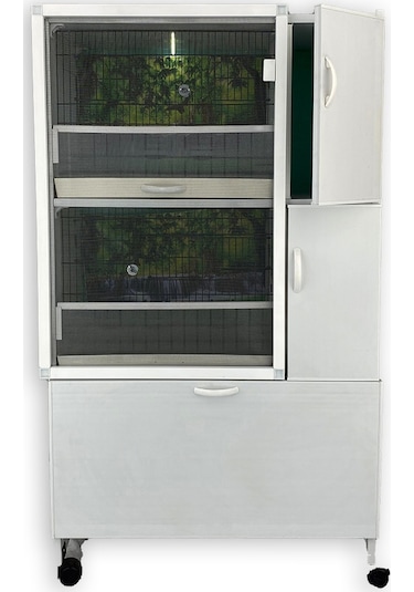 İstanbul Kafes Model 2Dy Pvc Kuş Dolabı