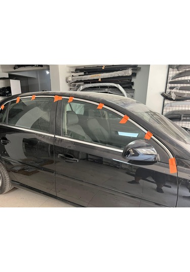 OPEL VECTRA C CAM ÜST KROM PASLANMAZ ÇELİK 4 PARÇA SADECE ÜST