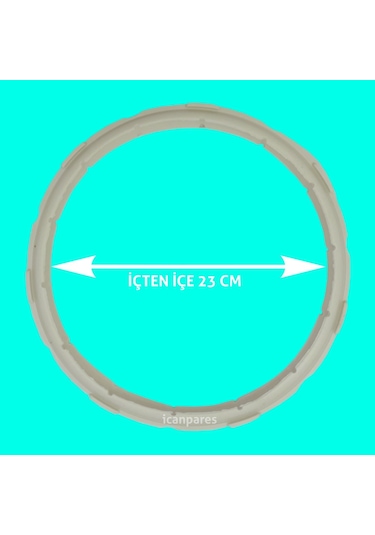 Schafer Uyumlu Düdüklü Tencere Kapak Contası 23 CM Beyaz