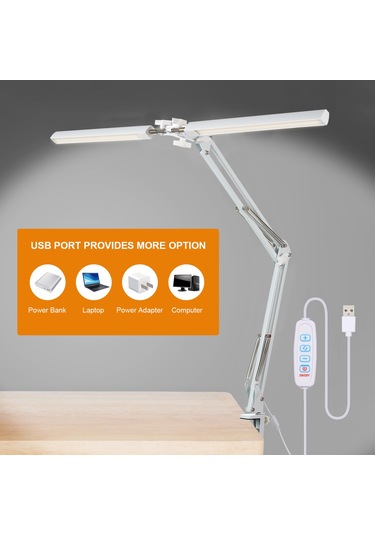 Neoglint D C5v 2a 24w 120led'ler Kelepçeli Salıncak Beyaz