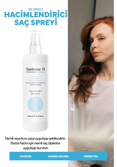 Sistéme 11 Ocean & Volume Hacimlendirici Deniz Tuzu Spreyi 250 Ml
