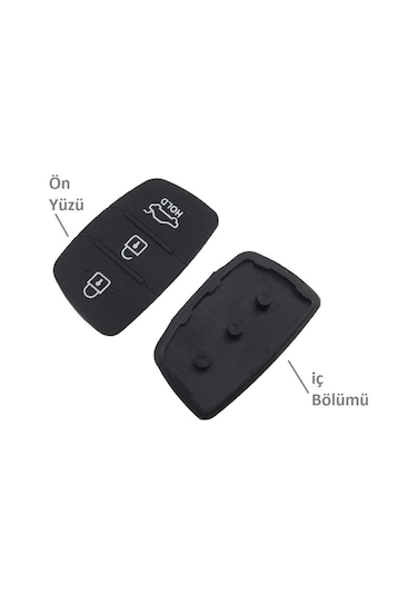 Hyundai Uyumlu Için Anahtar Tuşu I10 I20 I30 Ix35 Dış Çerçeve Çıtalı