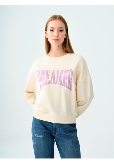 Loft Kadın Sweatshirt Taş Lf2035722 25kp69000173 P690l2