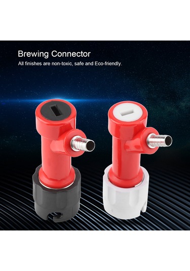 Vkemall Plastik Kola/7up Tankı Bağlantı Elemanı, Ev İçi Biracılık Keg Sistemi İçin, Gaz Ve Akışkan Ayırıcı Siyah Ve Gri