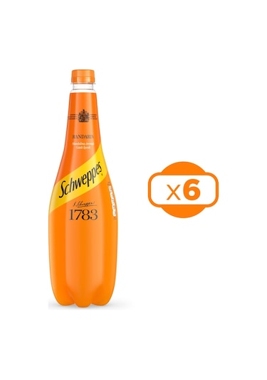 Schweppes Mandalina Aromalı Gazlı İçecek 6 x 1 L