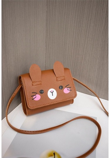 Dancemonkey Sevimli Para Omuz Mini Krem Kız Kadın Çocuk Çantası Bozuk Askılı Ux Krem