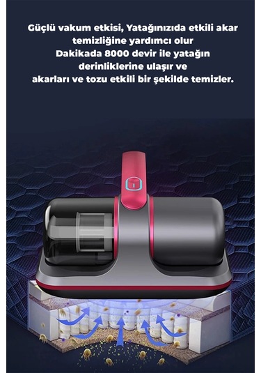 Robo S5 Pro 10.000 Pa Yüksek Emiş Gücü Şarjlı El Süpürgesi