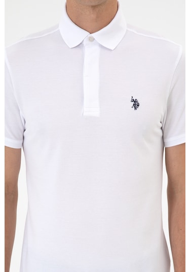 U.S. Polo Assn. U.s. Polo Assn. Erkek Beyaz Tişört Basic 50306015-vr013