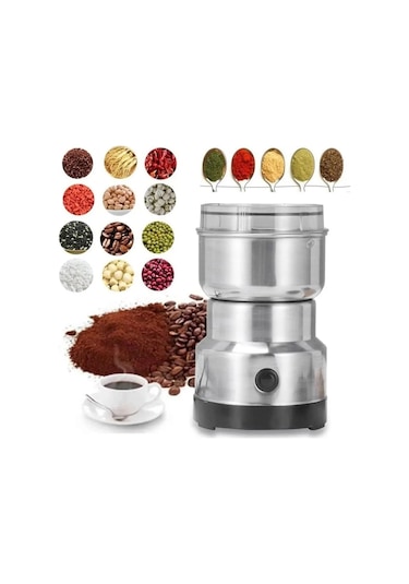 Jialan Çok Fonksiyonlu Elektrikli Öğütücü Tahıllar, Baklagiller Gümüş