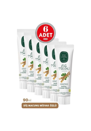 Eyüp Sabri Tuncer Misvak Özlü Diş Macunu 6 x 90 ML