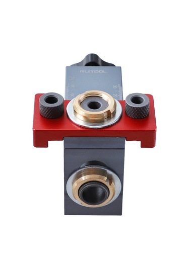 Sones 3'ü 1 Arada Delme Konum Belirleyici Yuvarlak Ahşap Konnektörler Açık Makine Konum Belirleyici Monomer + Somun Anahtarı