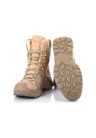 Vogel M1491 Vogel Fermuarlı Çöl Rengi Askeri Bot 4 Mevsim Bej