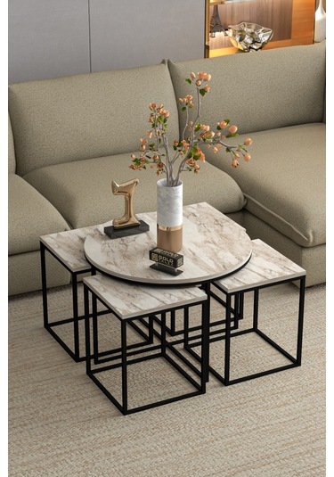 Tv Sehpası Mira 5030 Atlantik Gold 160 Cm 35 Cm 50 Cm Çok Renkli