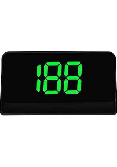 Vkemall Araç Yükselişli Gösterge Paneli, Gerçek Zamanlı Hız Km/h , Yeşil Led Ekran, Işık Algılama, Yansıtıcı Filmi İle Suv/kamyon Uyumlu