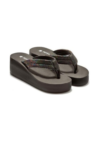 Twigy Gloria Kadın Terlik Siyah 35/40 BB0408 Siyah