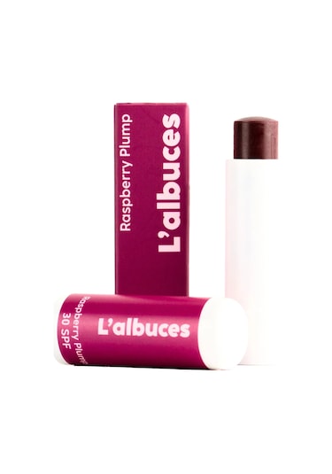 L'albuces Raspberry Plump Lip Balm SPF30