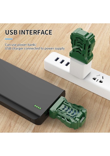 Dofolink Usb Gövde Sıcaklığı Kontrolü İle Elektrikli Sivrisinek Kovucu, 4 Adet Kovucu Tablet İçeren Taşınabilir Kamp Ve Ev İçin Beyaz Sivrisinek Engeli Beyaz