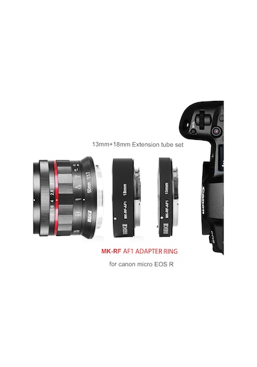 Canon Eos R için Meike Otomatik Macro (Makro) Af Tüp- Mk-Rf-Af1