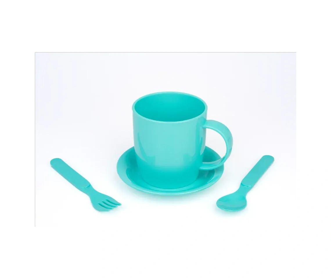 Gred Fincanı Tabağı, Kaşık Ve Çatal 226109167 Turkuaz
