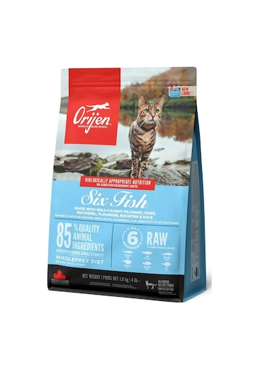 Orijen 6 Fish 6 Balıklı Tahılsız Kedi Maması 1800 G