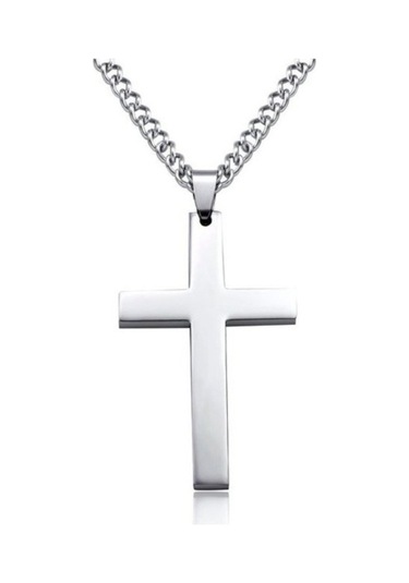 Jwl Paslanmaz Çelik Haç Kolye Istavroz Kolyesi