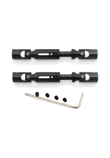 Wpl D12 C14 C24 B16 Mn D90 Mn99s Rc Araba İçin 2 Adet Metal Tahrik Mili