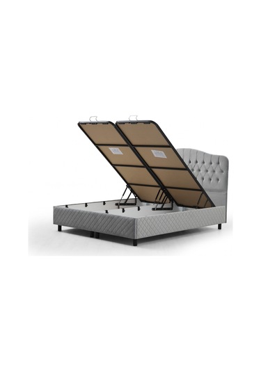 Minar Mobily Vassi Baza+Başlık Gri 150 x 200 CM