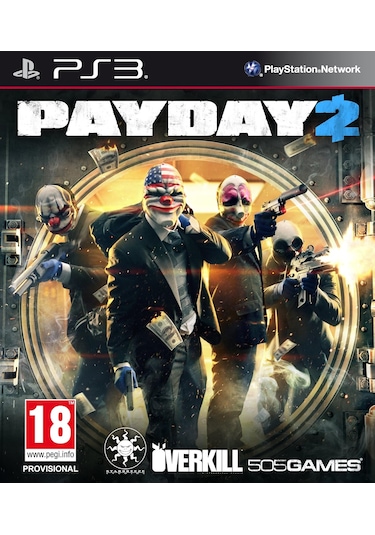 Payday 2 Ps3 Playstation 3 Cd Oyun Teşhir