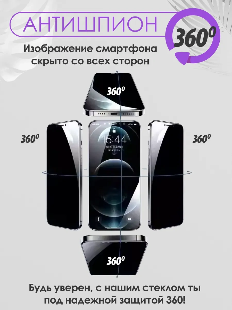 Perfeo İphone 15 Pro Max İçin Anti-casus 360 Koruyucu Cam 404049266